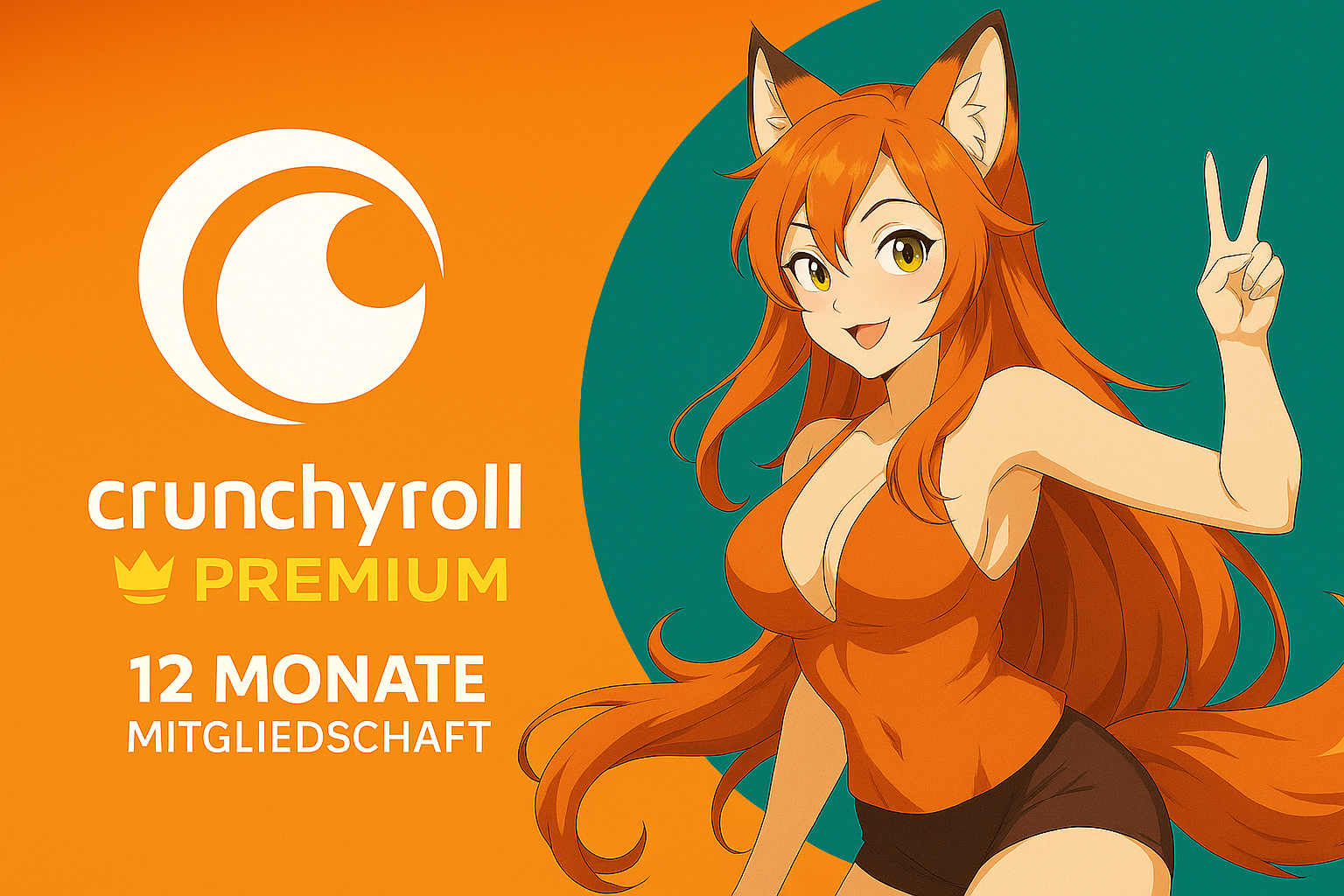 Crunchyroll Mega Fan 12 Monate